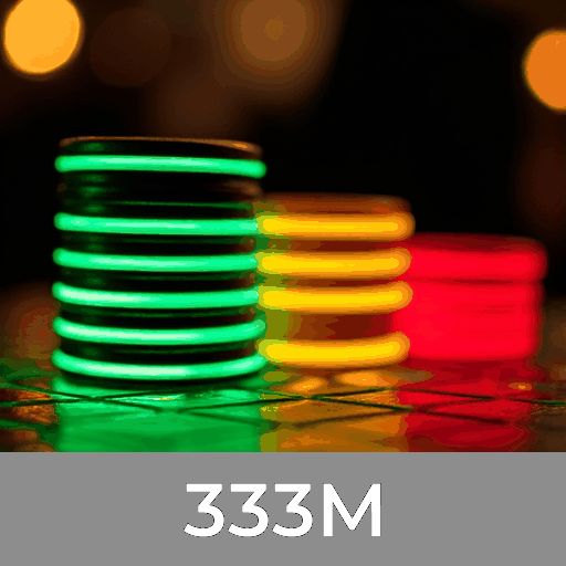 333M: Slots - Prêmios Gigantes, Mesa Clássica - Estratégia, Dealer ao Vivo - Imersão Total